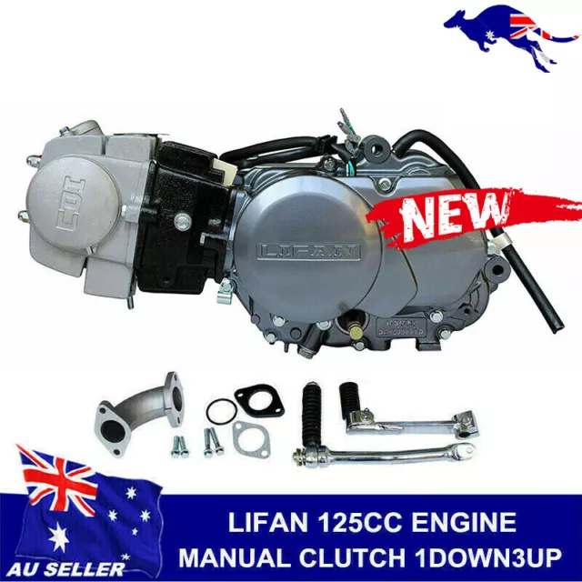 LIFAN 125cc Manual Clutch Engine Motor  Thumstar Atomik PIT PRO TRAIL DIRT BIKE