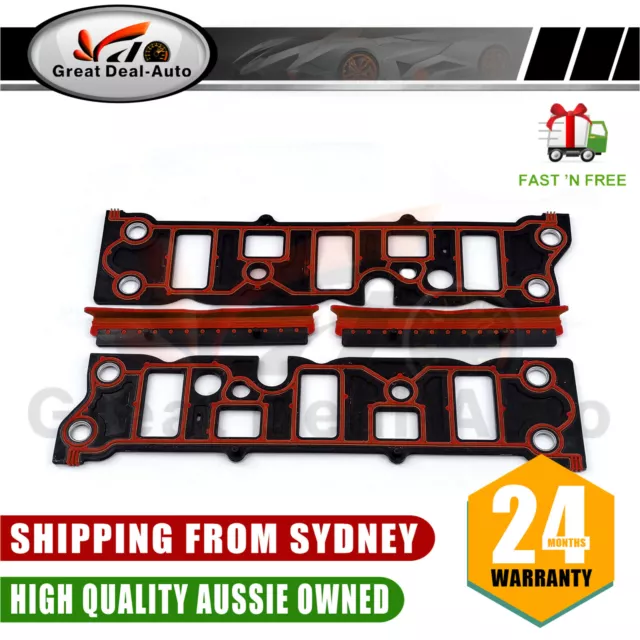 Inlet/Intake Manifold Gaskets For Holden Commodore V6 3.8L 1998-2004 Vt Vu Vx Vy