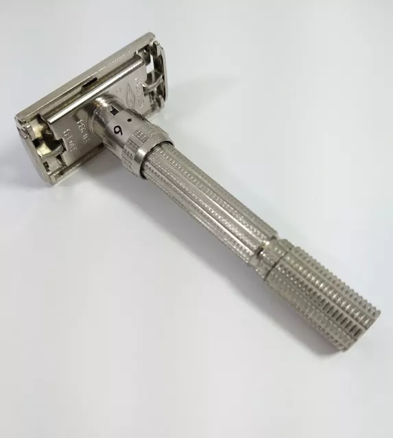 Gillette Slim Adjustable Vintage DE Safety Razor - 1961 G4 WOW!