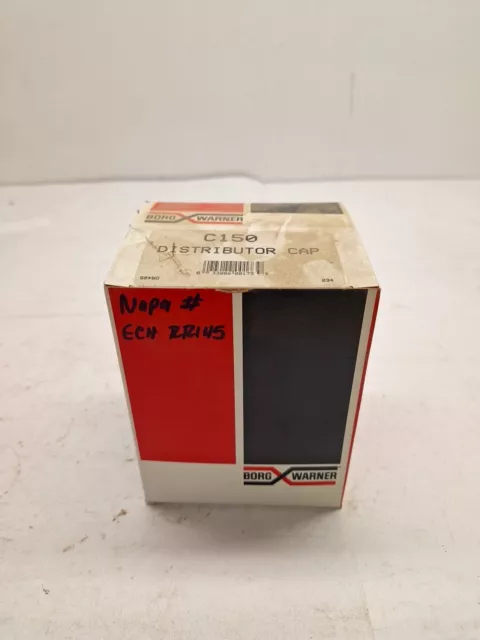 Nos Borg Warner Distributor Cap C150 Napa # Ech Rr145