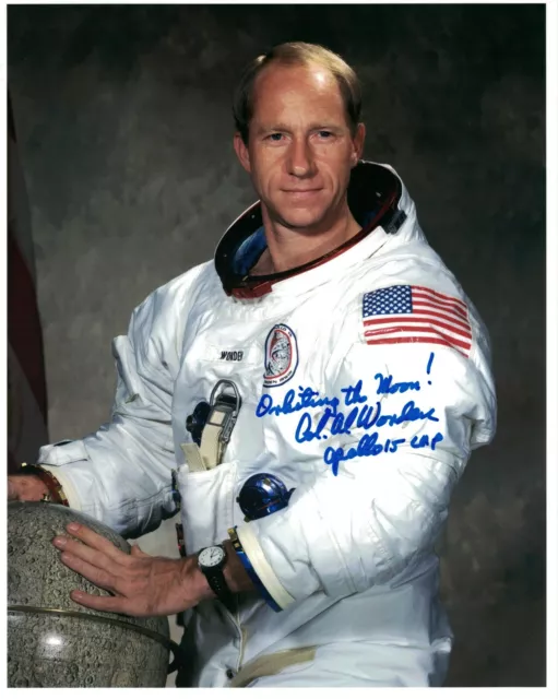 Apollo 15 NASA Astronaut Al Worden Signed Photo