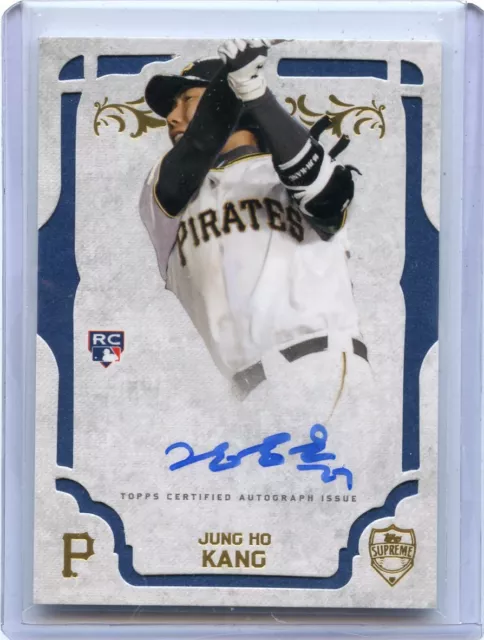 2015 Topps Supreme #Sa-Jk Jung Ho Kang Autograph Rookie Card Rc, Pirates, 013016