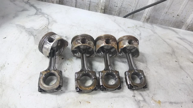 86 Kawasaki ZX1000 Zx 1000 Ninja Moteur Pistons Connexion Tiges