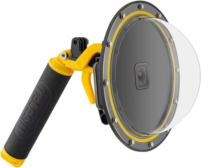 "Funda/manija impermeable puerto cúpula telesin de 6"" GoPro HERO 8" protector de lente