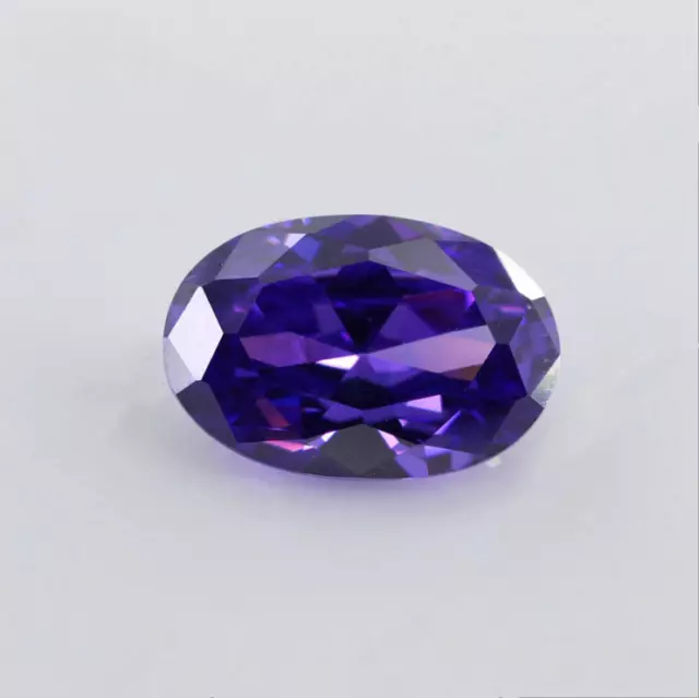 30.28CT Natural Purple Amethyst Gems 20x15MM Oval Faceted Cut AAA VVS Loose Gem