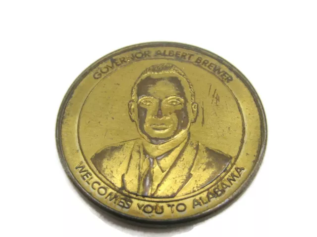 Alabama 150 Anno 1969 Moneta Token Governatore Albert Brewer