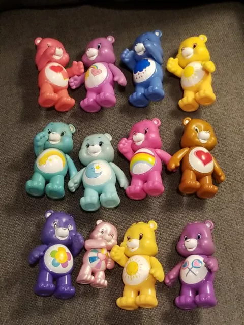 Just Play Care Bears Poseable TCFC Figures Lot of 12