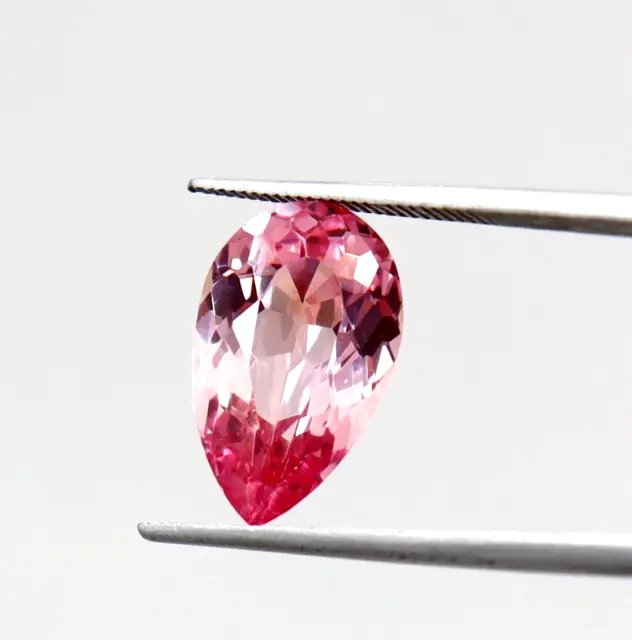 7 CT NATURAL PINK SAPPHIRE PEAR CUT CERTIFIED AAA+ LOOSE GEMSTONE Valentineoffer
