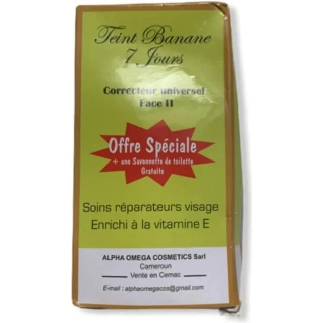 Lait De Teint Banane - Soin 7 Jours éclaircissant - Pour Tâches, Acné, Hyperpigmentation - 250 Ml