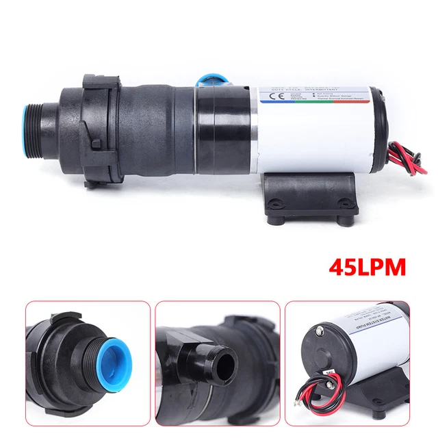 RV MACERATOR WASTE Water Pump Discharge Mount Marine Boat Pump 12V