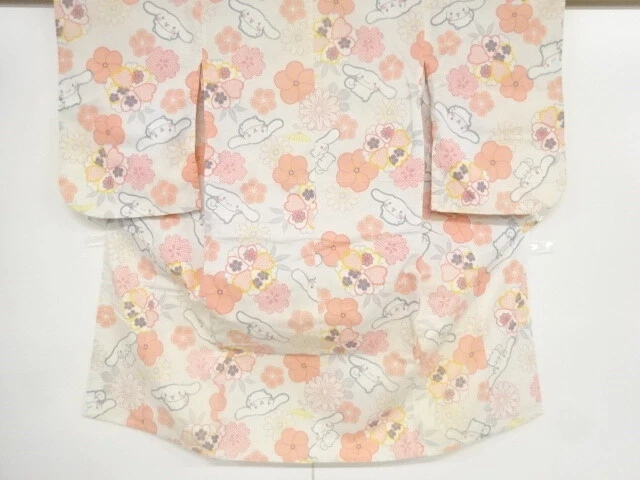 44468# Japanese Kimono / Antique Yukata For Girls / Character