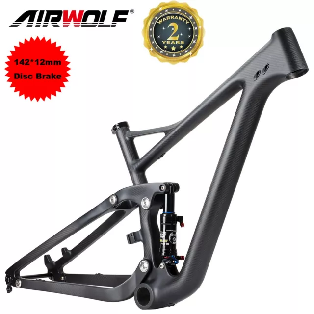 29er Full Suspension Carbon Mountain Bike Frame MTB Frames Air Shock Absorbers​