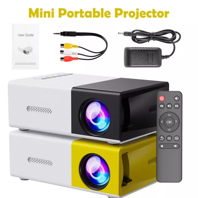 Mini Pocket Projector LED Portable Home Cinema 1080P Full HD Video HDMI USB