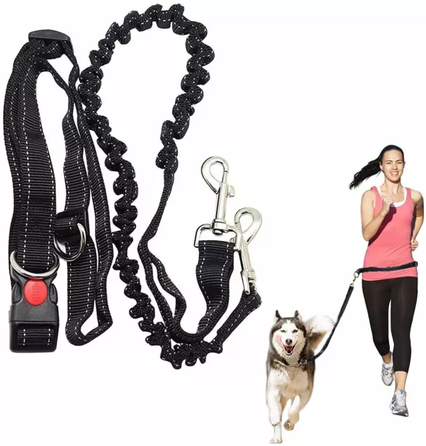 Hands Free Leash Dog Lead Waist Belt For Jogging Walking Running Pet Supplies Q