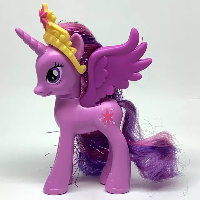 My Little Pony G4 Princess Twilight Sparkle 4'' Brushable Tinsel Hair And Crown