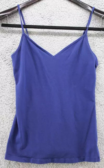 Old Navy Women's Small Top Tank Sleeveless Spaghetti Strap Blue