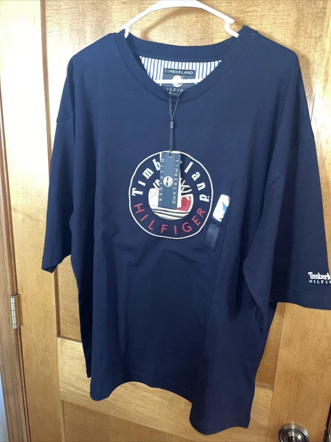 Tommy Hilfiger X Timberland Logo T-Shirt - Taglia XXL - Nuovo con Etichette