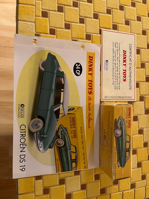 REEDITION DINKY TOYS COFFRET ATLAS COLLECTOR QUAI DE JAVEL CITROEN DS 2CV 1/43 e