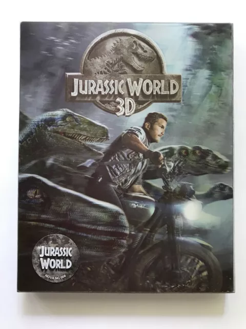 Jurassic World Bluray Steelbook 3D Lenticular Novamedia. Saga Jurassic Park 2