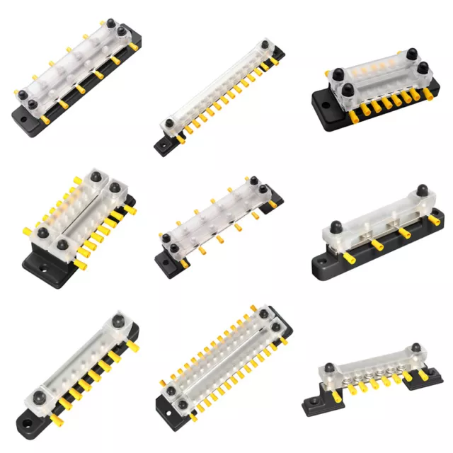 2 4 6 12 Weg Bus Bar Power Verteilen 12V 150A Nennklemmenblock für Auto Marine