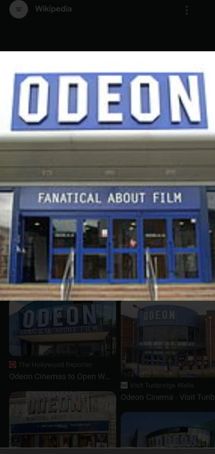 Odeon Cinema Ticket for Any iSense, 3D and 2D Films. Expires 31/10/24 Odeon Cinema Ticket for Any iSense, 3D and 2D Films. Expires 31/10/24