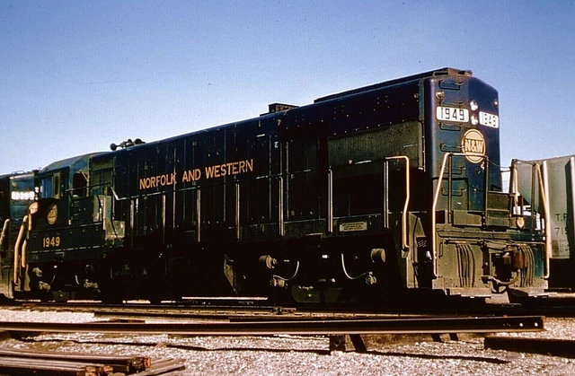 Duplicate Slide Norfolk & Western U-30B #1949 Kansas City, Missouri March 1970
