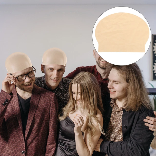 Costume De Bonnet Chauve Couvre-chef Chauve En Latex Bonnet Pour Hommes Chapeau
