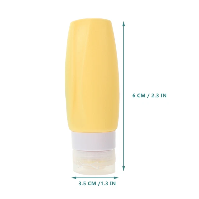 Set Da Viaggio 16 Pezzi In Silicone - Flaconi 95ml Antiperdita Per Shampoo E Cosmetici - Foto 3