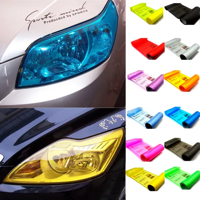 Car Headlight Taillight Fog Lamp Tint Protector Film Vinyl Wrap Sticker Decal