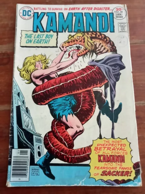 Kamandi The Last Boy On Earth #48 Jan 1977 (VG+) Bronze Age