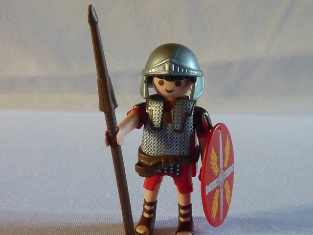 Lot De Personnages PLAYMOBIL Romains Vintage - Gladiateurs, Légionnaires, Arène, Bon état D'occasion