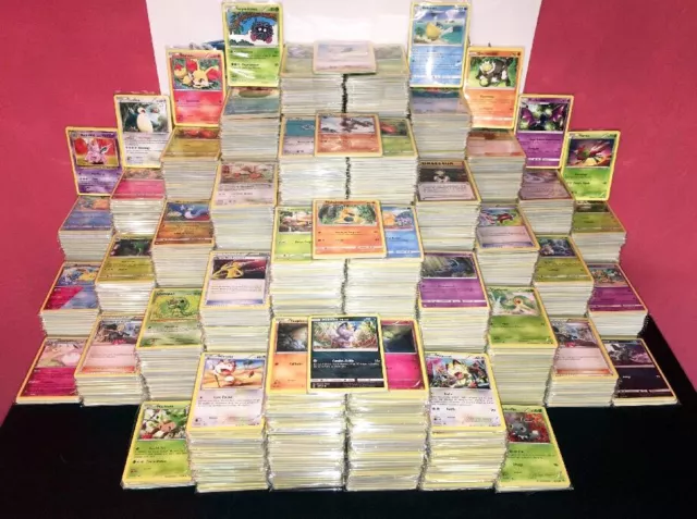 Lotto Pokemon 100 Carte Pokemon Italiane 100% Tutte Diverse + Holo +Rara+REVERSE