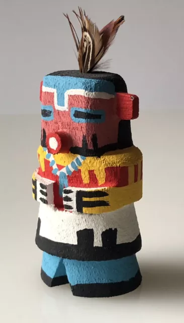 Vintage Hopi Kachina Doll CORN By G.Pooley 2.75x1.5x1”