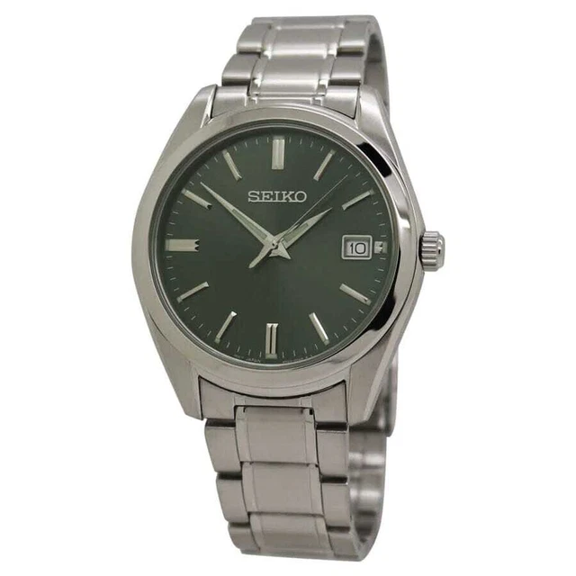 Seiko Orologio Uomo Al Quarzo – Cassa Acciaio Inox, Vetro Zaffiro, Cinturino In Acciaio, Impermeabile 10 Bar (100m)