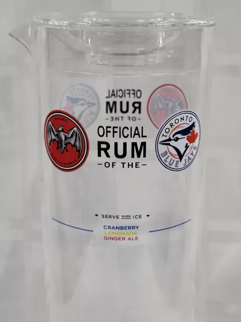Bacardi Official Rum Of The Toronto Blue Jays Mixing Lidded Measuring Drink Bar