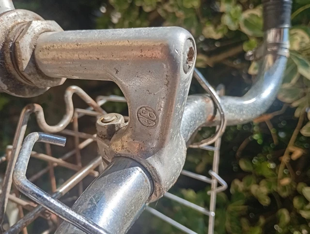 ANCIENNE POTENCE DE VELO OLD BIKE STEM BELLERI 22 mm 80 MM