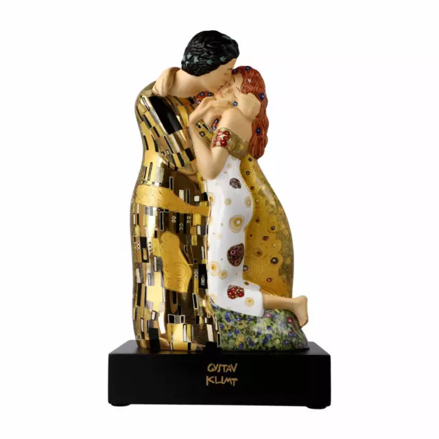 Goebel Figur Gustav Klimt - Der Kuss, Artis Orbis, Dekofigur, Porzellan, 33 cm