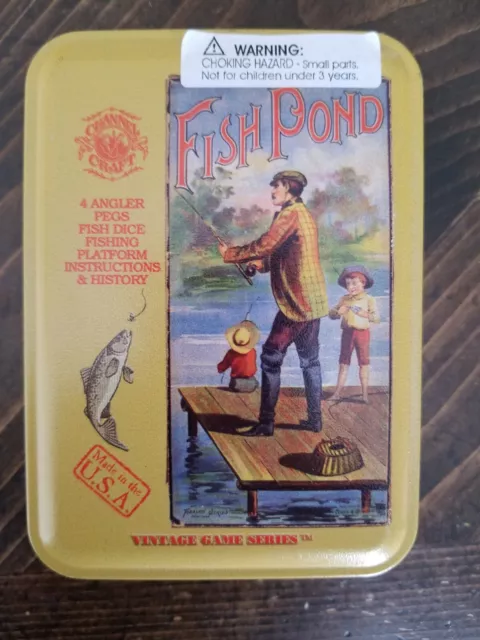 VINTAGE 1890 GAME OF FISH POND Victorian Game in Original Box $165.00 -  PicClick