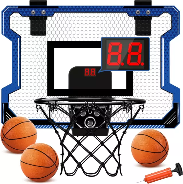 Indoor Mini Basketball Hoop with Electronic Scoreboard - over the Door Basketbal