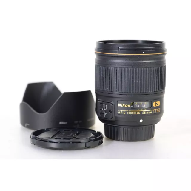 Nikon AF-S Nikkor 28mm 1:1.8G N Weitwinkelobjektiv - AFS 1,8/28 G N #JAA135DA