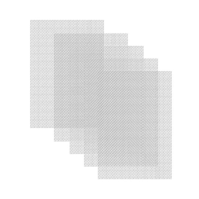 Stainless Steel Mesh Screen,5 Pack 20 Mesh Steel Wire Mesh Screen Steel Woven...