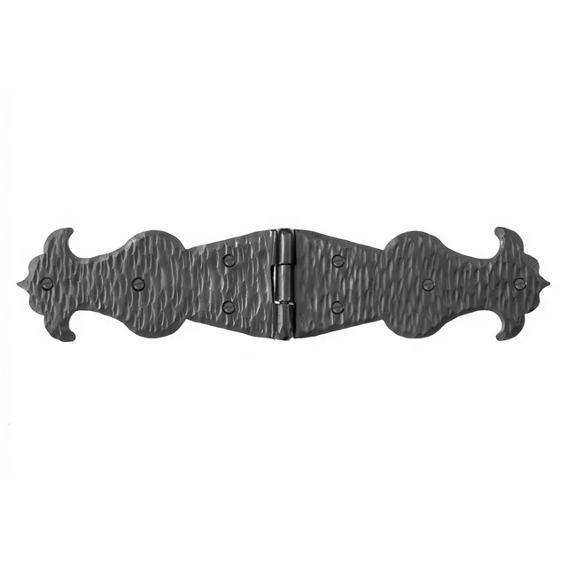 2 Pack 14.5" Decorative Spear Strap Hinge For Doors, Gates Iron Hand Forged