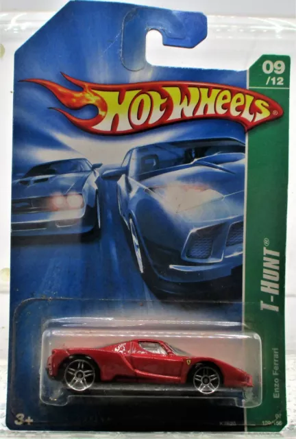 Hot Wheels Ferrari Enzo T-Hunt Red Seats K7620 Treasure Hunt