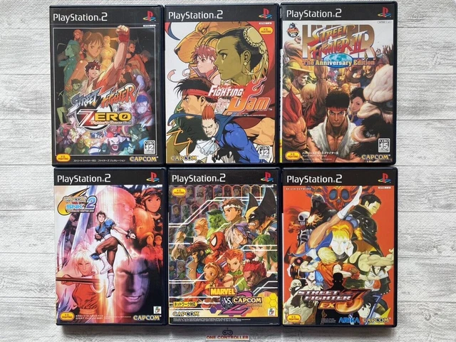 SONY Playstation 2 PS2 Street Fighter series 6games set from Japan