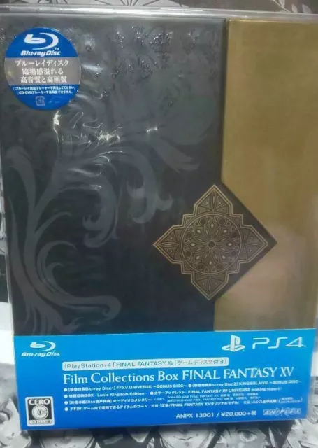 Film Collections BOX FINAL FANTASY XV Blu-ray & PS4 Game For Sony PlayStation 4