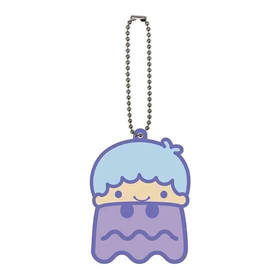 Pac - Man X Sanrio Characters Special Mascot Rubber Pendant: Kiki