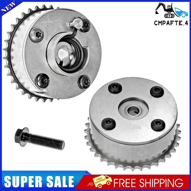 2Pcs Timing Camshaft Adjuster For TOYOTA COROLLA 09-15 MATRIX PRIUS 1.8L 1ZR 2ZR