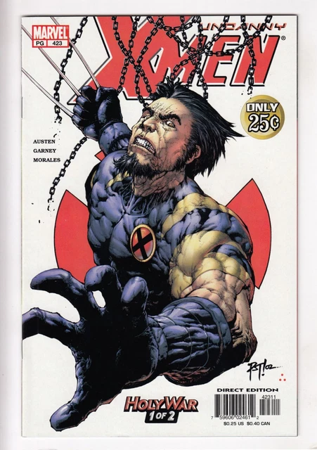 UNCANNY X-MEN #423 (2003-07) Vol 1 MARVEL Austen Garney Jubilee Magma HIGH GRADE