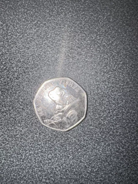 Rare 50p coin Mr Jeremy Fisher !!