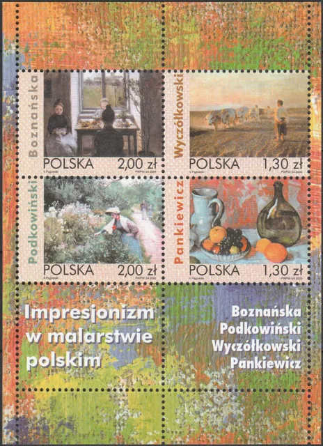 Poland 2005 - Impressionism in Polish painting - Fi bl 199 MNH**